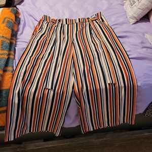 Flowy striped pants